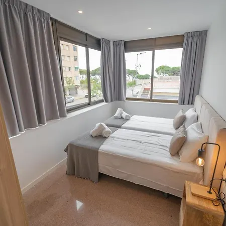 Apto Catalan Lux, Centrico, Cerca Del Mar & Aircon Daire Malgrat de Mar